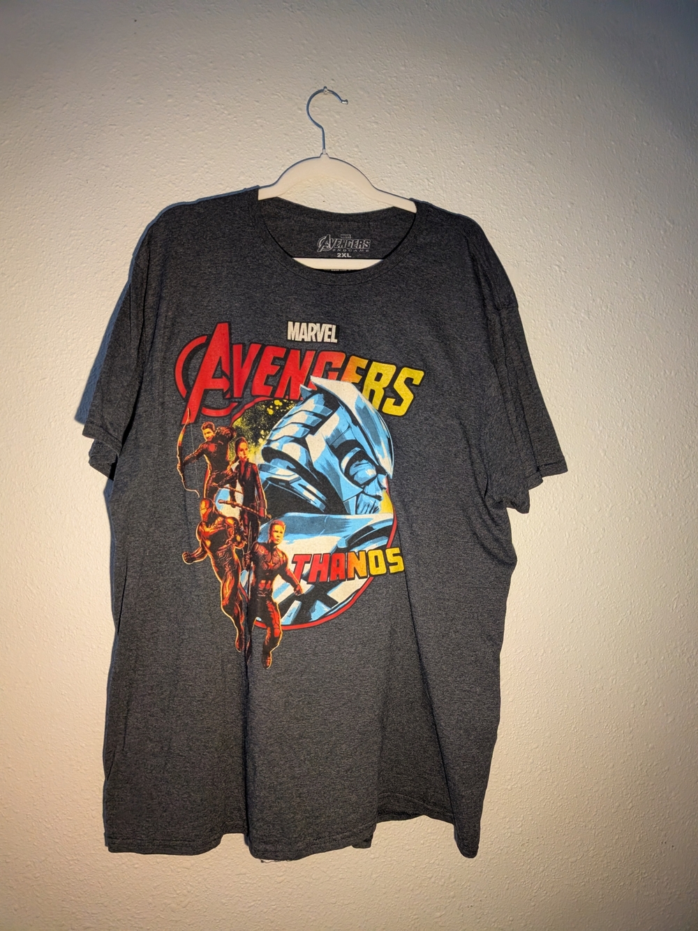 Marvel Avengers Thanos Graphic Tee - Dark Gray 2XL